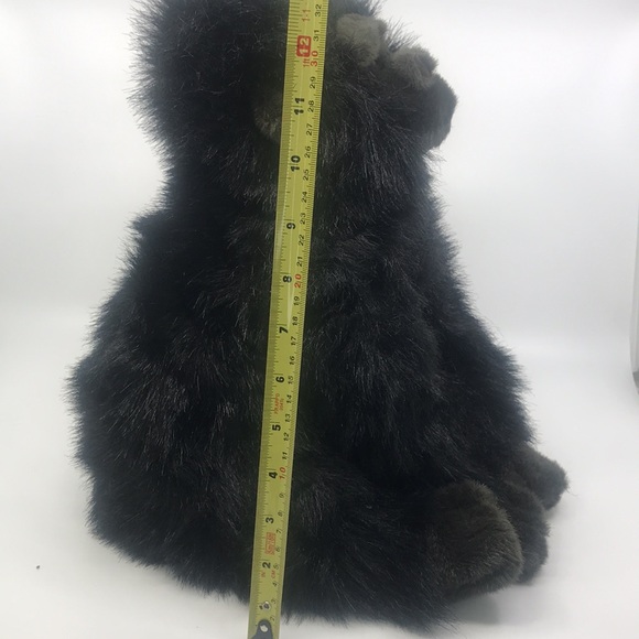 TY Beanie Classic Plush 14” George Black Gorilla Stuffed Animal Retired - Picture 7 of 9